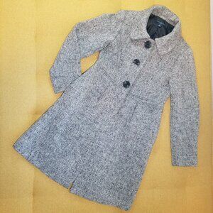 Gap Heather Grey Trench Coat - Womens XSmall (BU0015)